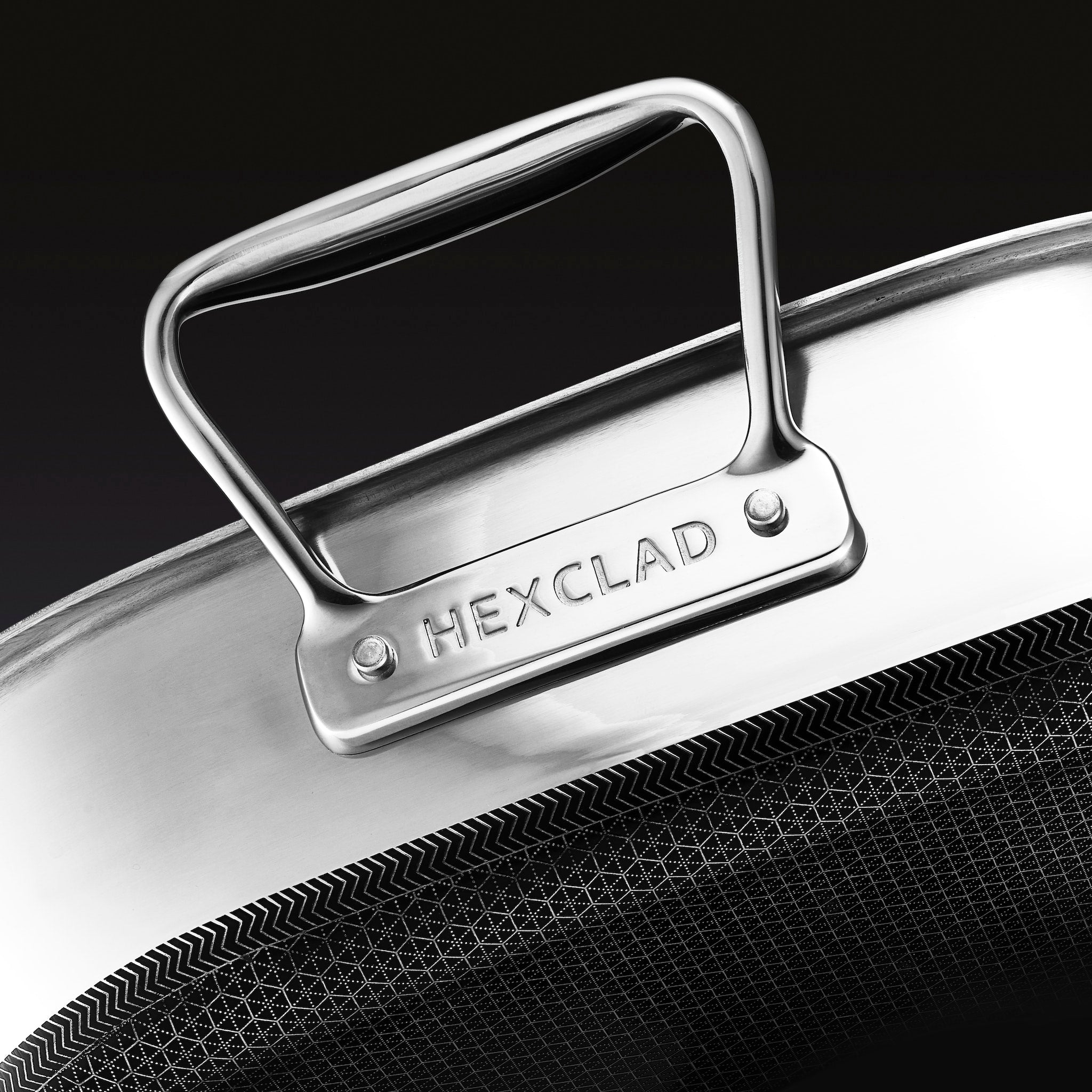 HexClad Hybrid Stainless Steel Roasting Pan with Nonstick Coating - Oven Safe, Dishwasher Safe - Perfect for Roasting Turkey, Chicken, and Vegetables for Holidays & Family Dinners