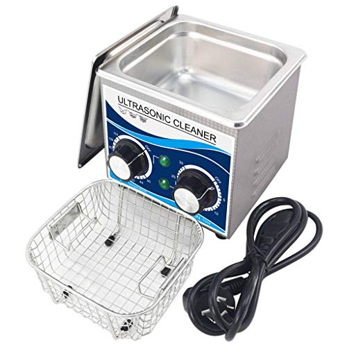 1.3L Ultrasonic Cleaner with Heating & Timer - Digital Stainless Steel Jewelry Cleaner for Rings, Watches, Glasses & Metal Parts - Perfect for Home, Lab & Industrial Use