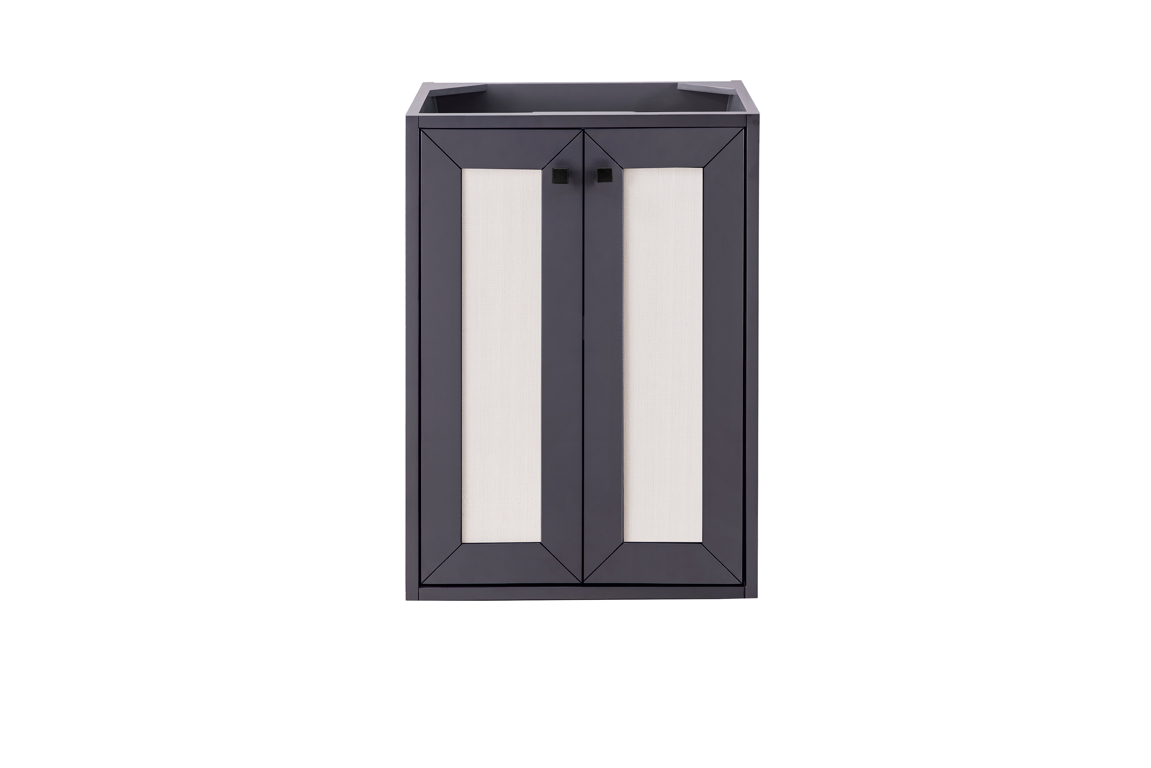 Chianti 20-Inch Single Vanity Cabinet in Mineral Grey - Modern Bathroom Storage with Soft-Close Doors & Drawers for Small Spaces