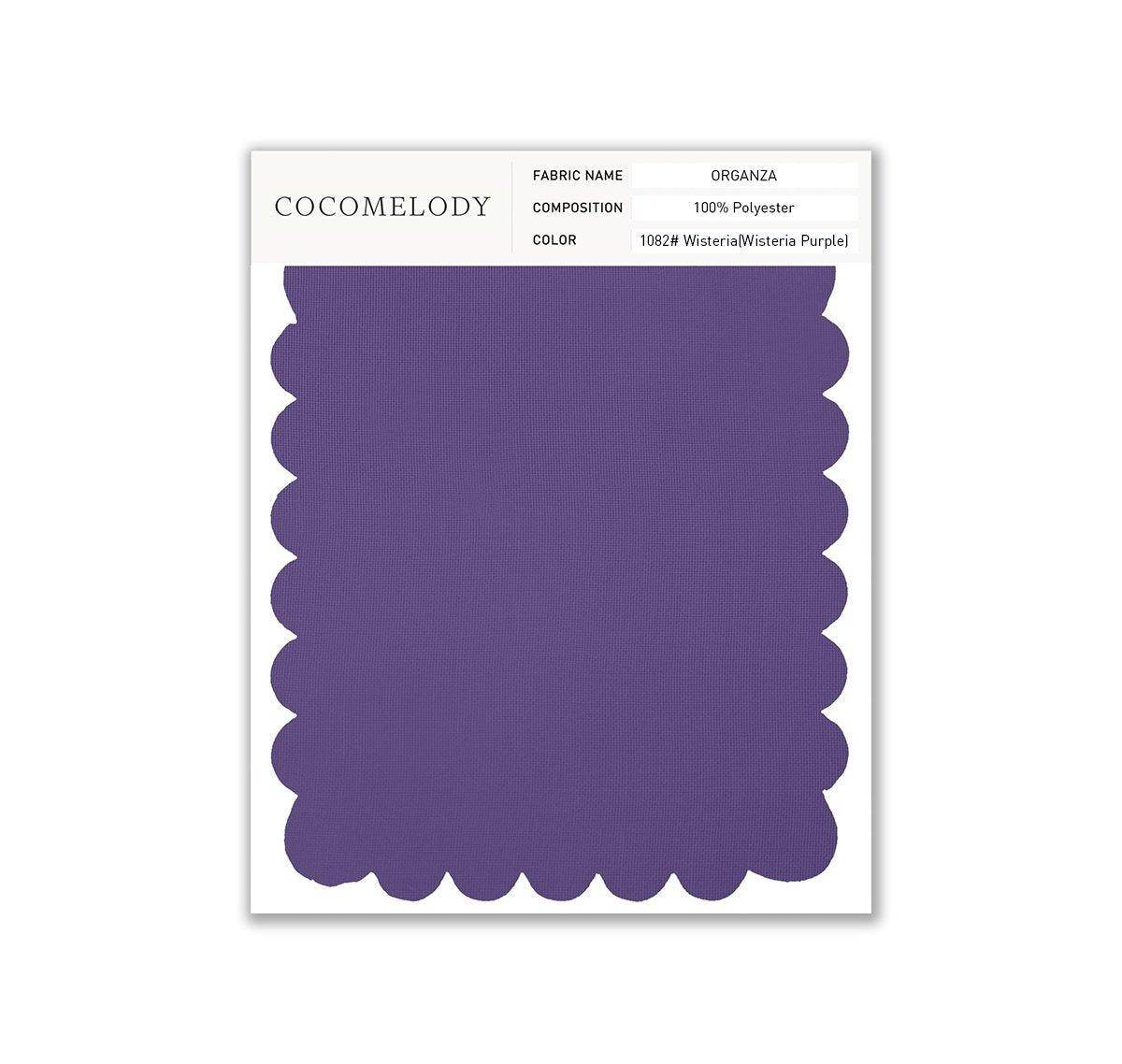 Premium Organza Fabric Swatch - Single Color SWOR16006 | Wedding Decor, Bridal Veils & DIY Craft Projects