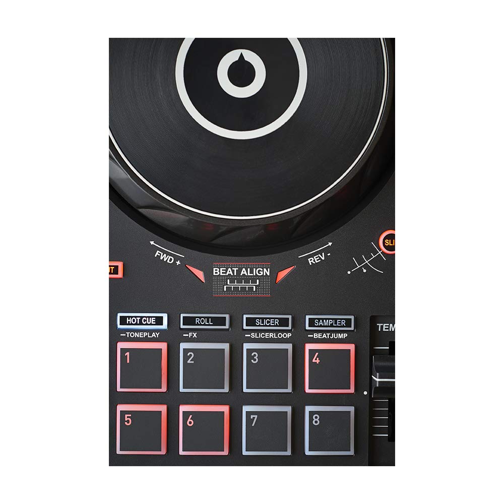 Hercules DJ Controller Professional Mixer - Black (Model 4780883) for DJs, Music Producers & Live Performances