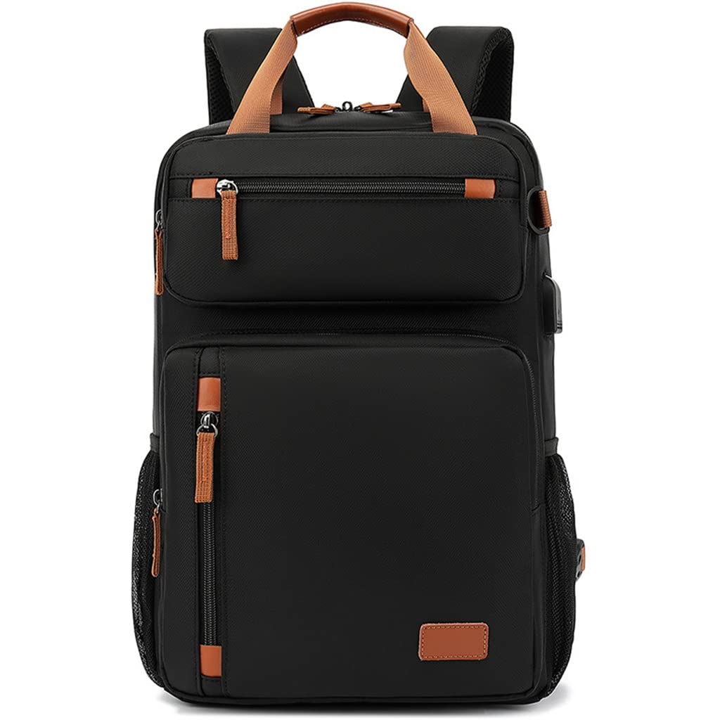 Waterproof Anti-Theft Oxford Laptop Backpack for Men - Business Travel & Commuter Computer Bag (One Size, Multiple Colors) - Perfect for Office, College & Airplane Carry-On