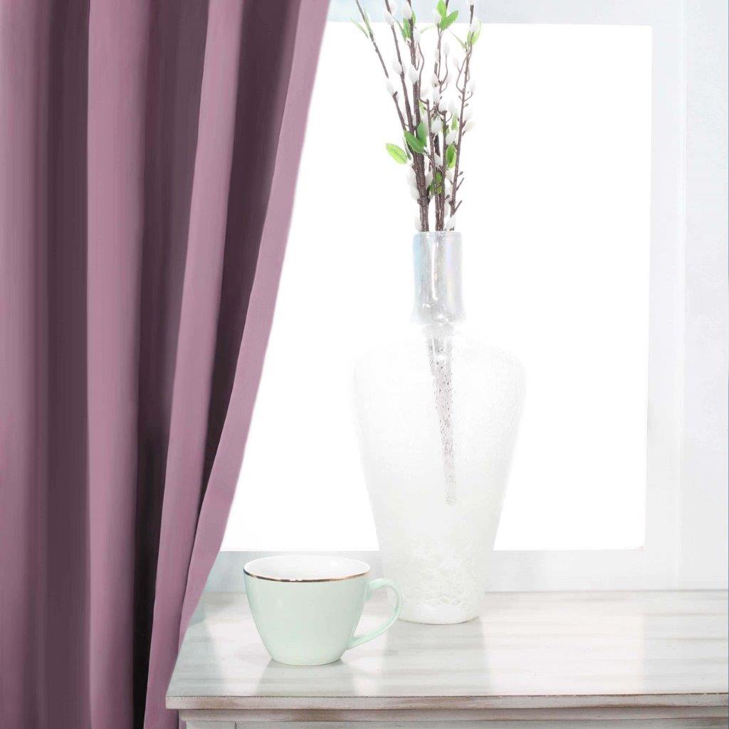 Blackout Curtains with Grommet Top - Solid Classic Modern Window Treatment for Bedroom & Living Room - Noise Reducing & Energy Saving
