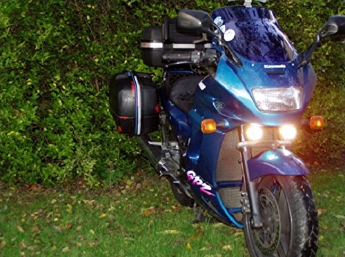 High-Performance Micro Hella Driving Lights & Fog Lamps for Kawasaki GPz1100 Motorcycle - Durable LED Off-Road Lighting for Night Riding & Adventure Tours