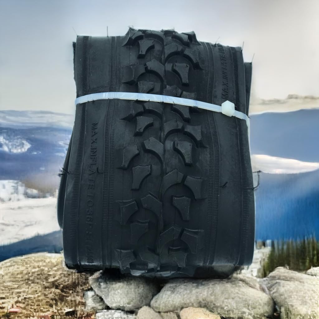 26 x 2.125 Inch Bike Tires (53-559) - Foldable 30 TPI Mountain & Hybrid Bicycle Tires - Pack of 2 - Perfect for Trail Riding, Commuting & Urban Cycling