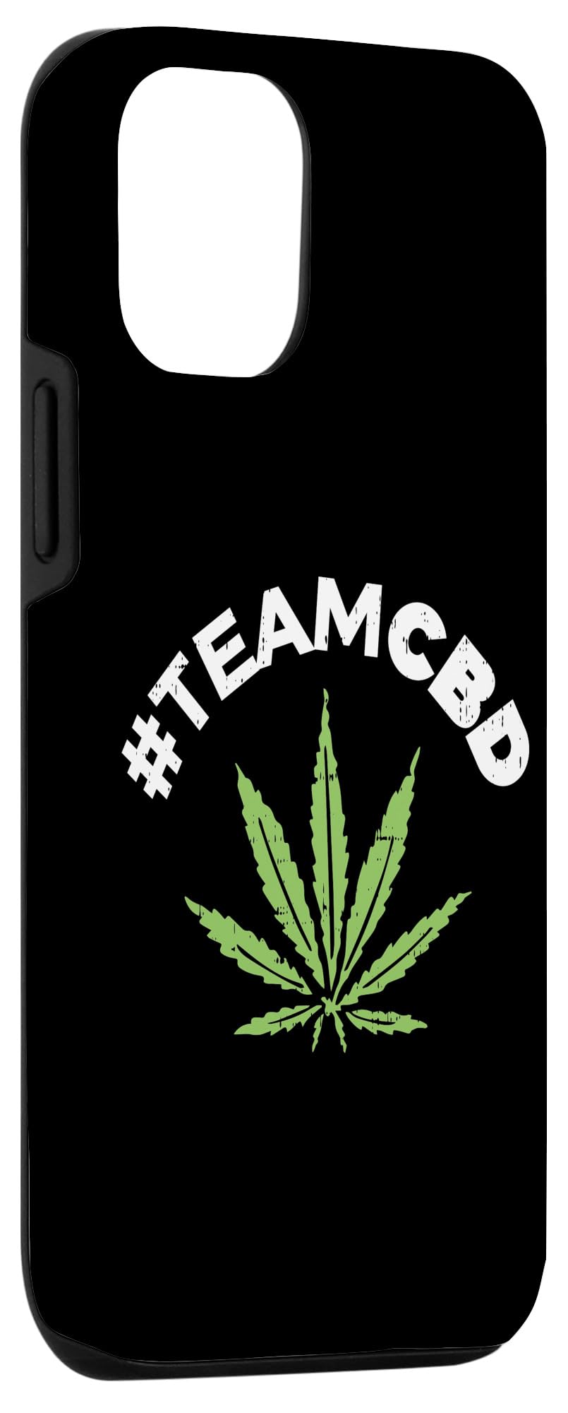 iPhone 12/12 Pro CBD Hemp Oil Case - Durable Protective Cover with Cannabis Leaf Design - Perfect Gift for Weed Enthusiasts & CBD Users (for Work, Travel & Daily Use)