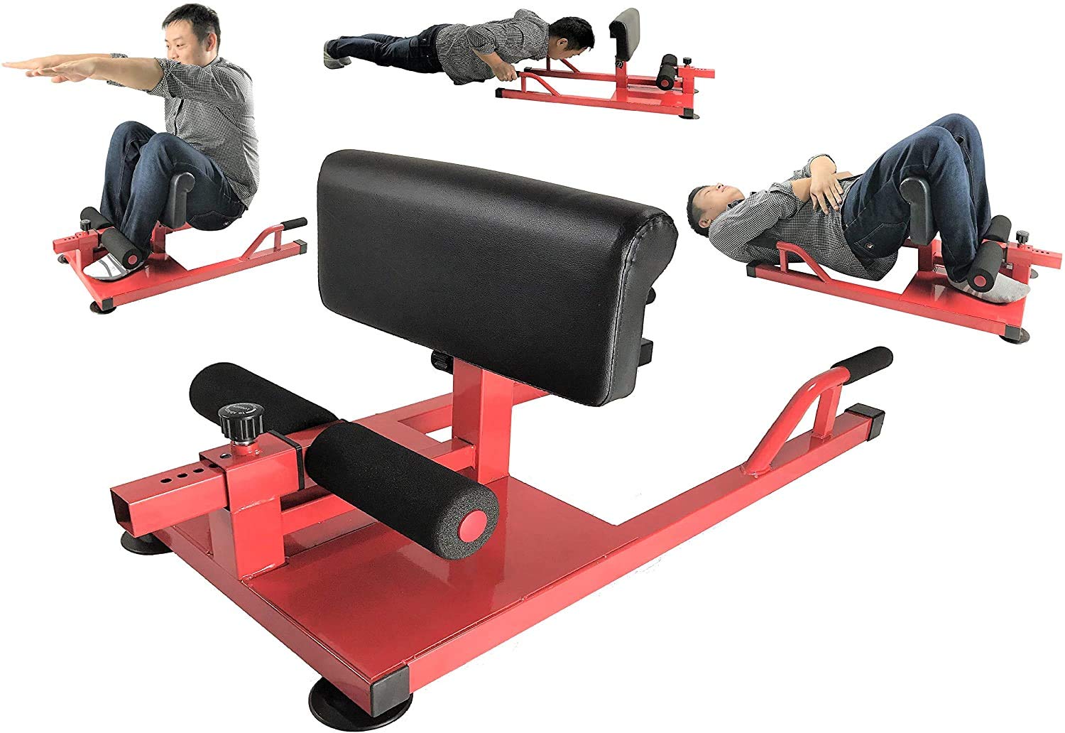Sissy Squat Machine with Resistance Ropes - Home Gym for Leg & Ab Workout - Perfect for Home Fitness Training