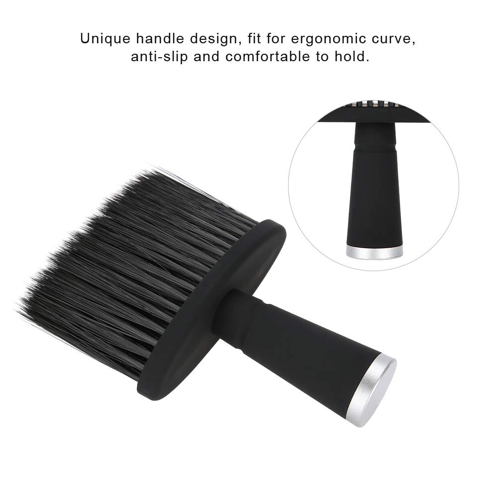 Professional Hair Cleaning Brush - Soft Barber Neck & Face Duster for Salon & Home Use | Gentle Hair Sweep & Styling Tool | Perfect for Haircuts, Makeup Application & Salon Cleanup