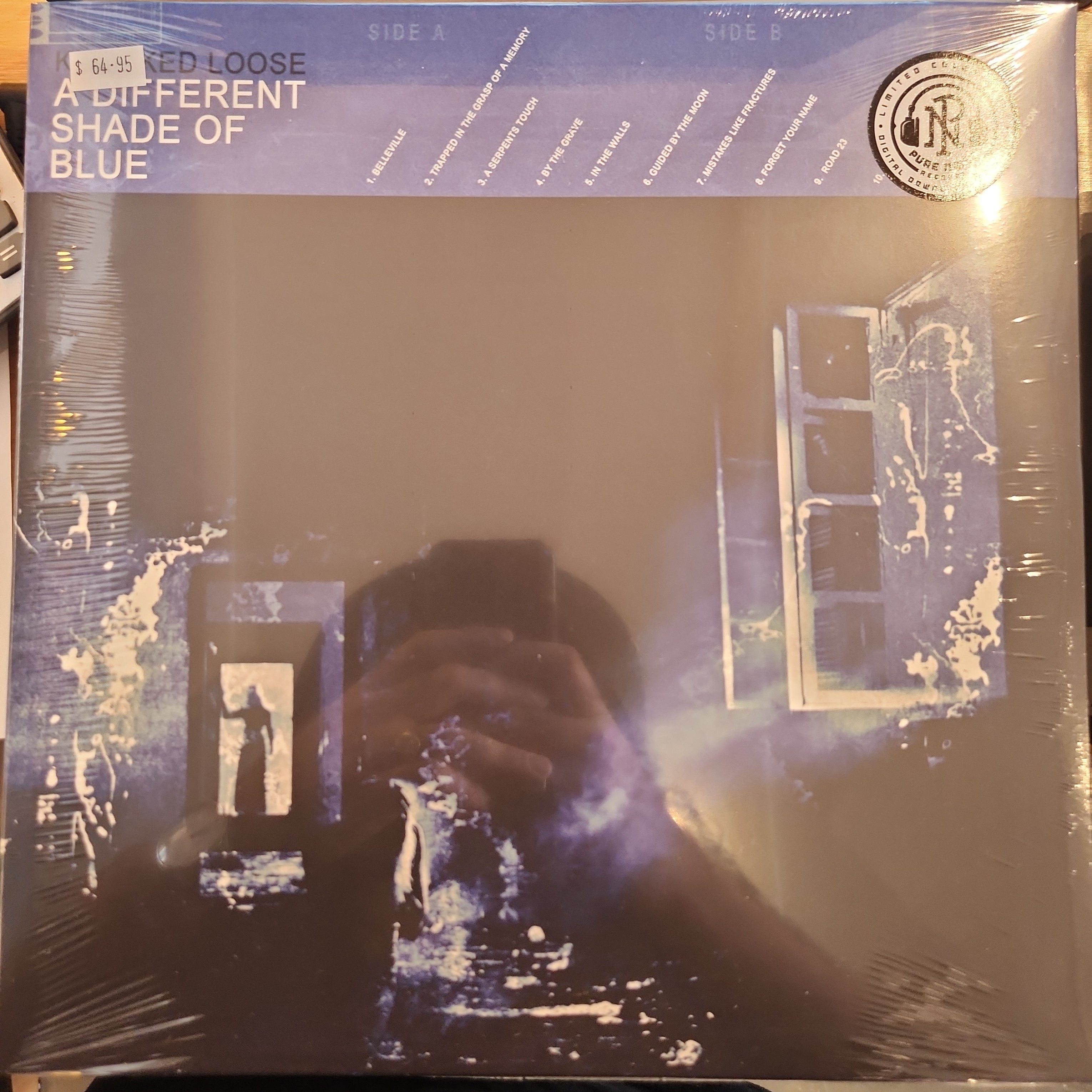 Knocked Loose - A Different Shade of Blue Vinyl LP Record | Limited Edition Punk Hardcore Music Album for Collectors & Music Lovers | Perfect for Home Listening, Gifts & Vinyl Collections