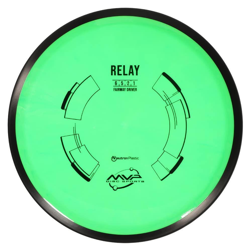 MVP Disc Sports Neutron Relay Disc Golf Driver - Premium Fairway Driver for Distance & Accuracy (Colors May Vary) - Perfect for Recreational Play & Tournament Competition