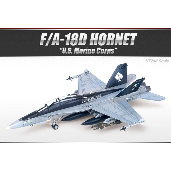 1/72 Scale F/A-18D Hornet Model Kit - US Marines & AUS Decals | Academy 12422 | Perfect for Collectors, Hobbyists & Military Enthusiasts
