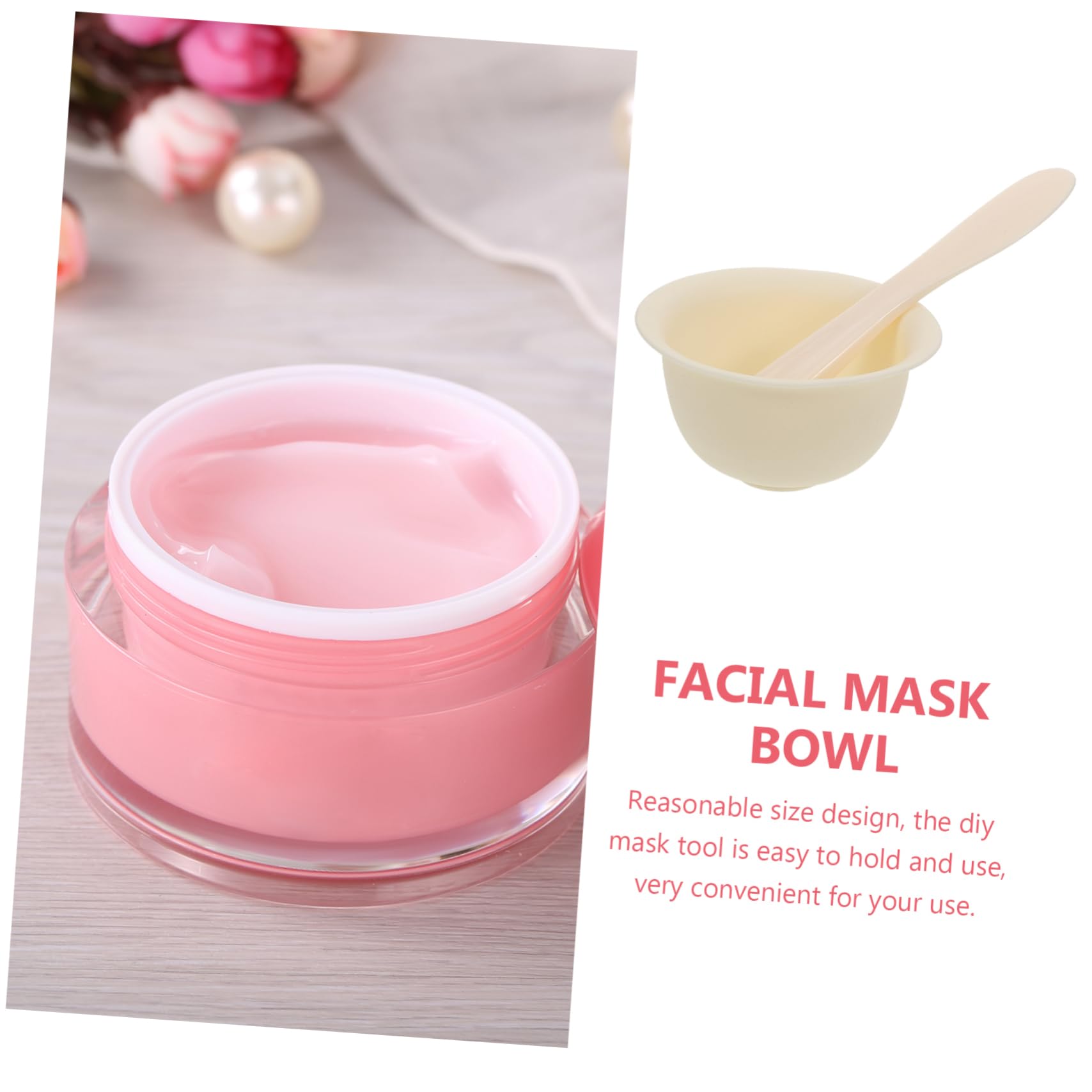 **Hemoton Silicone Facial Mask Mixing Bowl Set - Professional Spa Mask Making Tool for DIY Skincare & Beauty Treatments at Home**