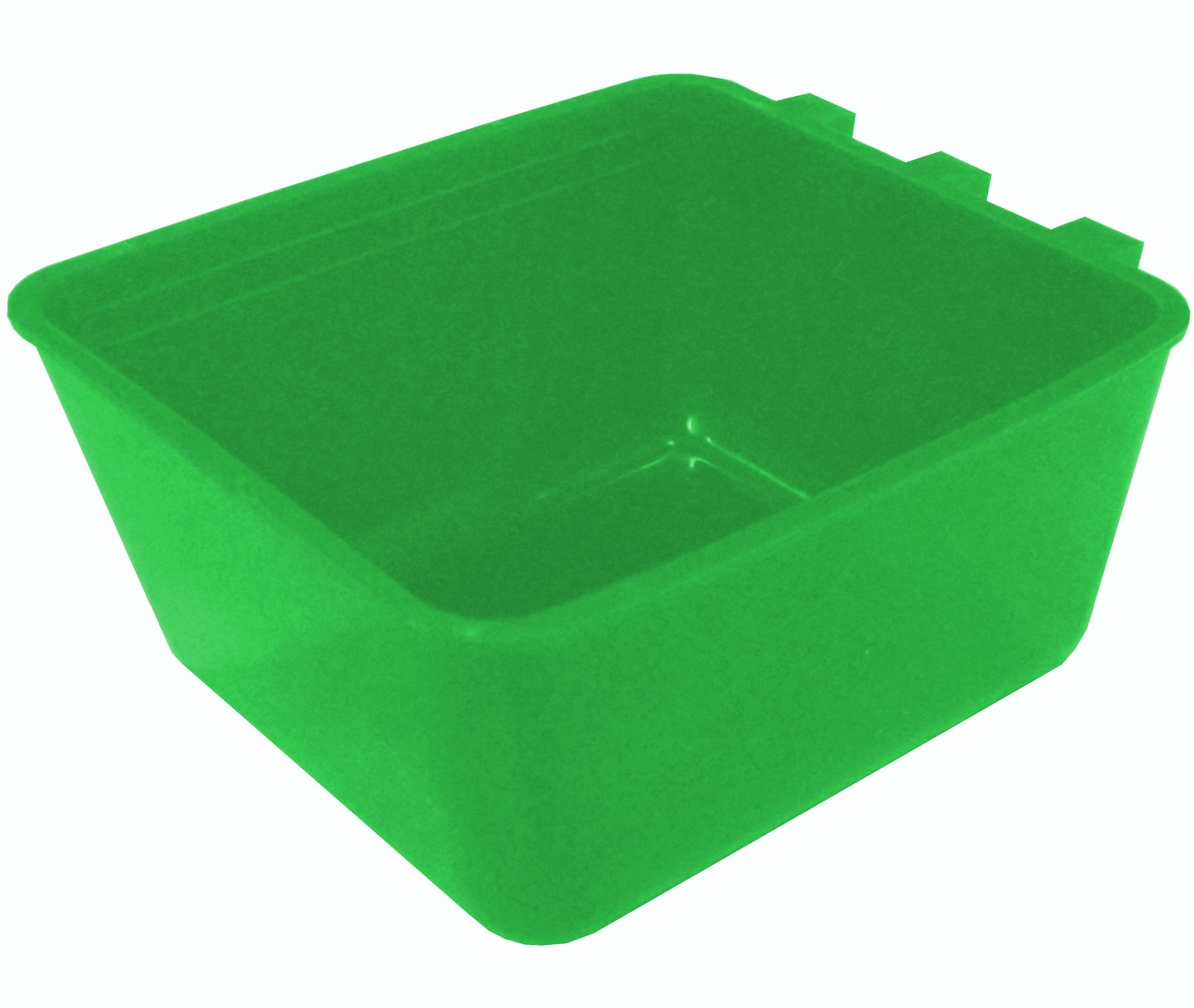 12oz Square Feeder & Water Drinker for Small Pets - Durable Cage Cup for Birds, Hamsters, Guinea Pigs - Perfect for Treats, Seeds & Water - Ideal for Cages, Aviaries & Small Animal Habitats