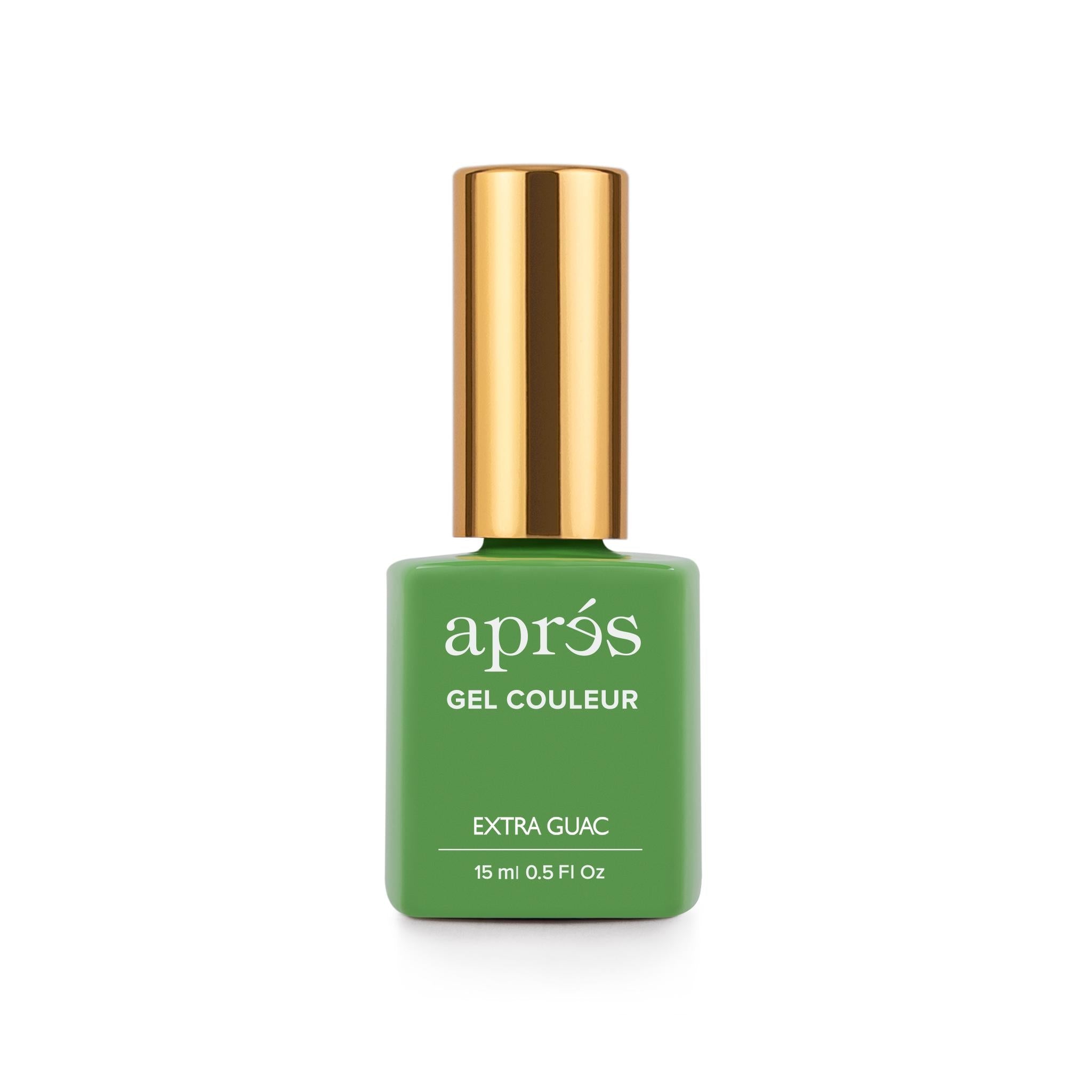 Apres Gel X Extra Guac Nail Polish - Long Lasting Gel Nail Kit for Salon & Home Manicures - Perfect for Parties, Weddings & Special Occasions