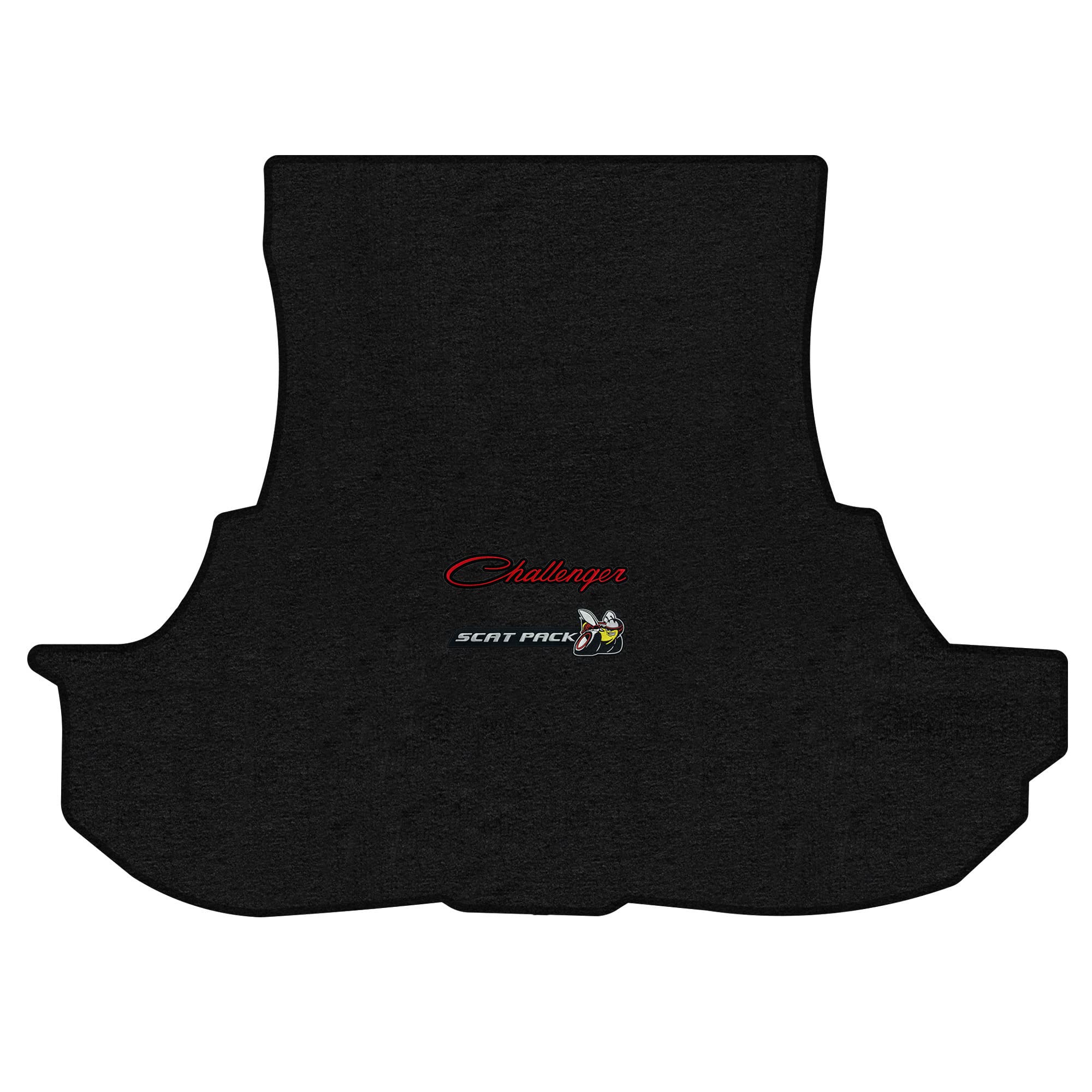 Premium Custom-Fit Carpeted Floor Mats for 2017-2023 Dodge Challenger AWD - Luxury Car Floor Liners & Trunk Mat (Charcoal) - Perfect for Scat Pack & All-Wheel Drive Models | Enhances Interior Protection & Style for Daily Commutes & Road Trips