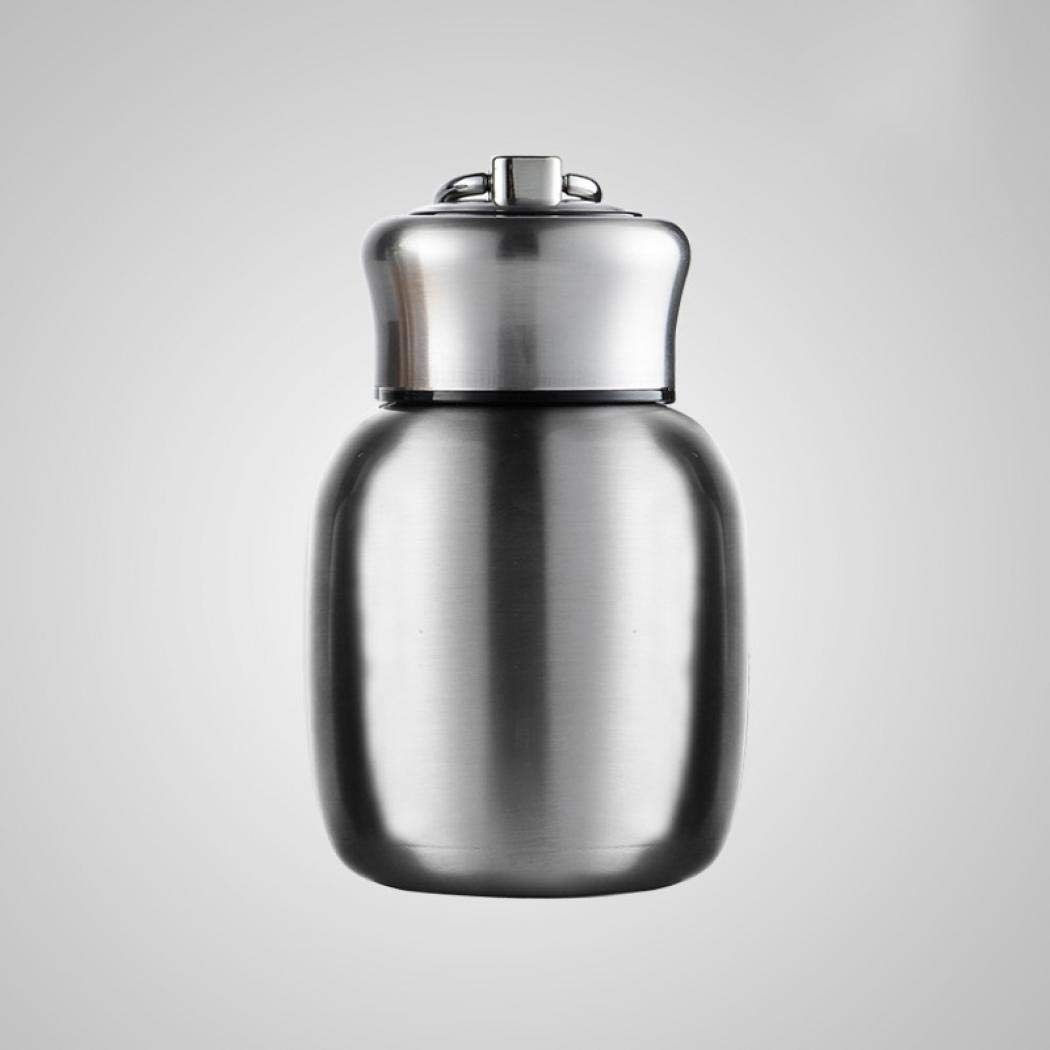 XUDREZ 7oz Small Stainless Steel Water Bottle - Vacuum Insulated, Leak Proof & Portable for Sports, Gym, Hiking, Travel | Keeps Drinks Hot/Cold for Hours | BPA Free (Original Color)