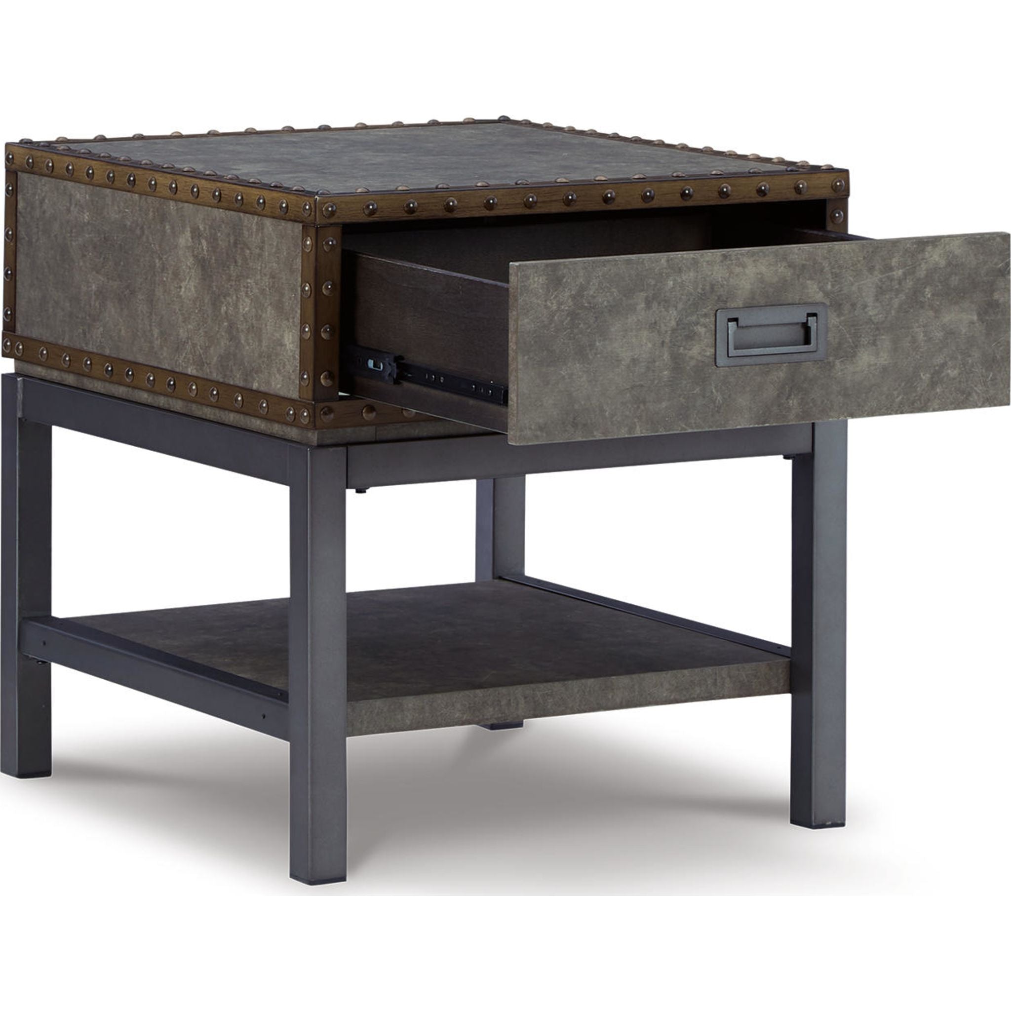 Stylish Derrylin Rectangle End Table - Modern Side Table for Living Room, Bedroom & Office - Perfect for Lamps, Books & Decor