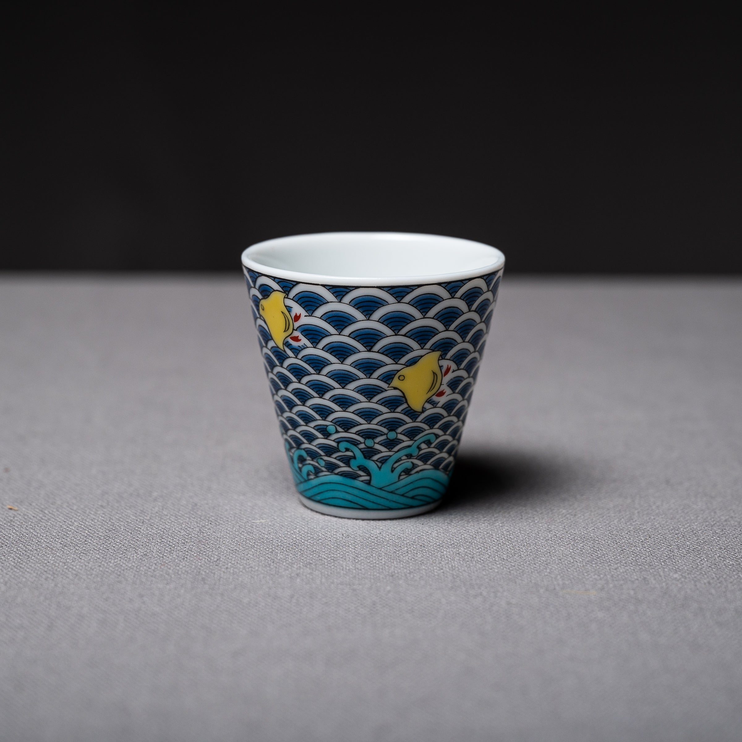 Kutani Design x Wakasa Porcelain Sake Cup Set - 30 Unique Japanese Ceramic Drinking Cups for Sake, Tea & Cocktails - Traditional Handcrafted Japanese Tea Ceremony & Home Bar Accessories