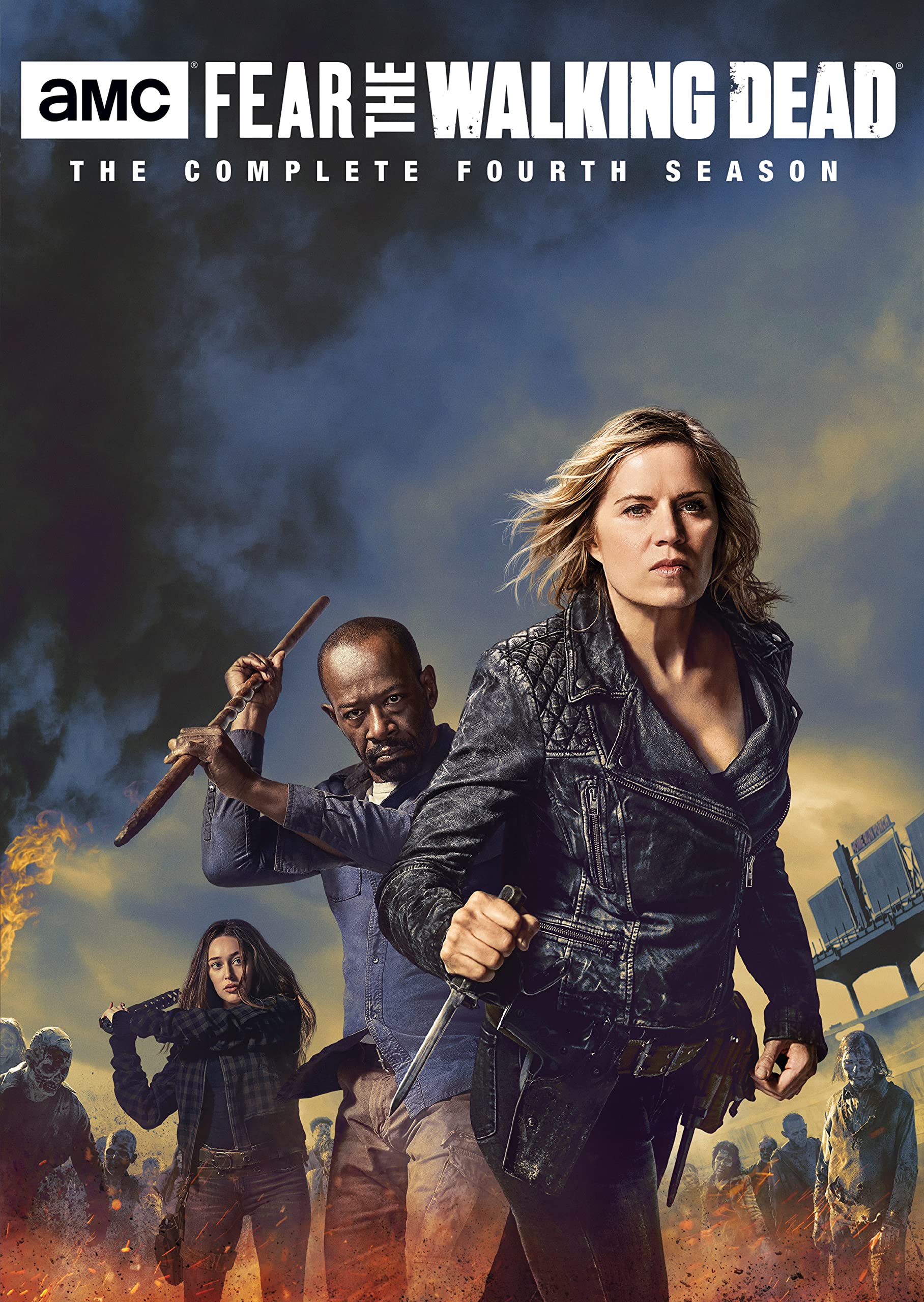 Fear The Walking Dead Season 4 DVD | Complete Fourth Season | Post-Apocalyptic Zombie TV Series | Perfect for Horror Fans & Binge-Watching Nights