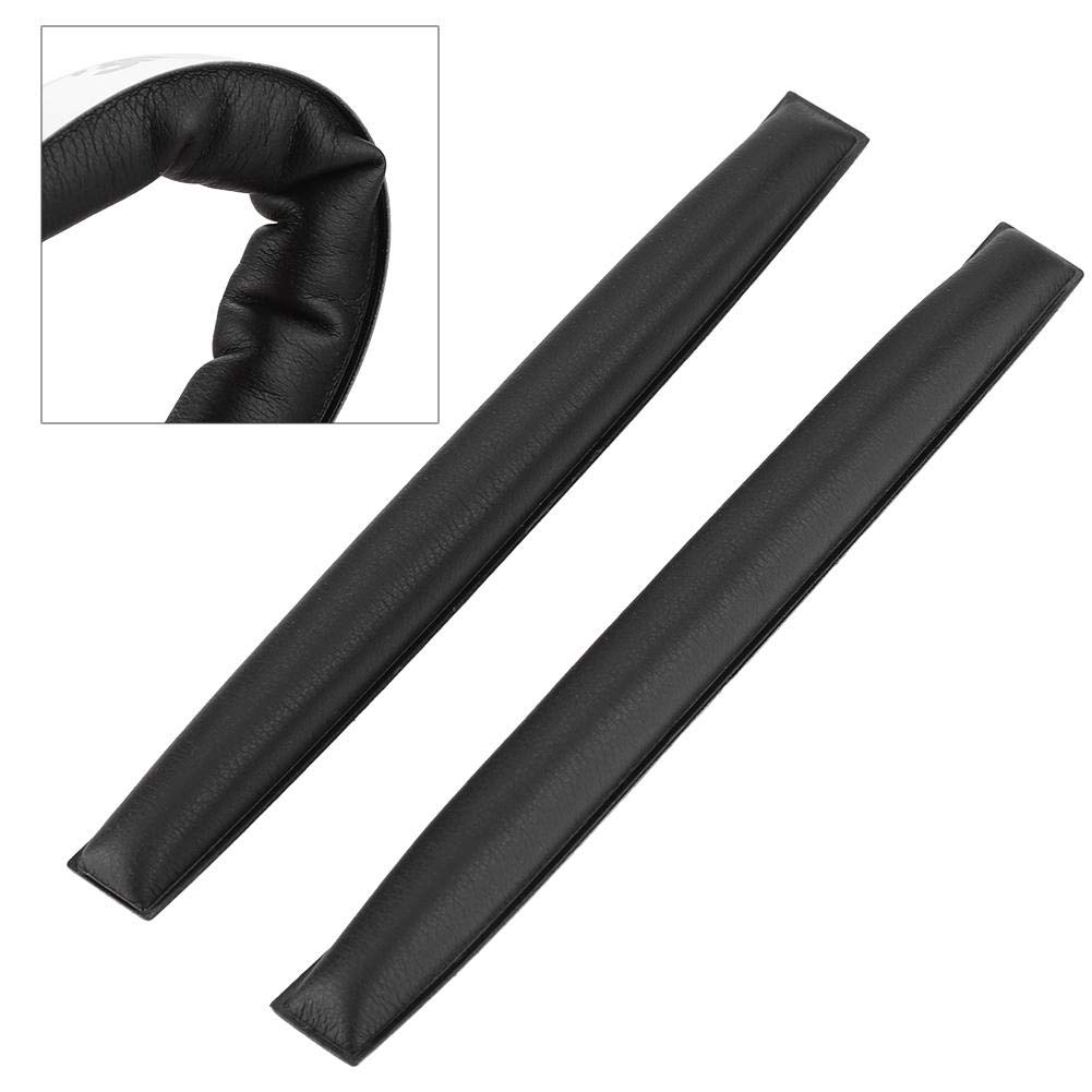 Replacement Headband Cushion Pad for Sennheiser HD25 PC150 PC151 PC155 Headphones - 2 Pack Soft Comfortable Earpad Cover - Easy Install (Black) - Perfect for Gaming, DJing & Studio Recording