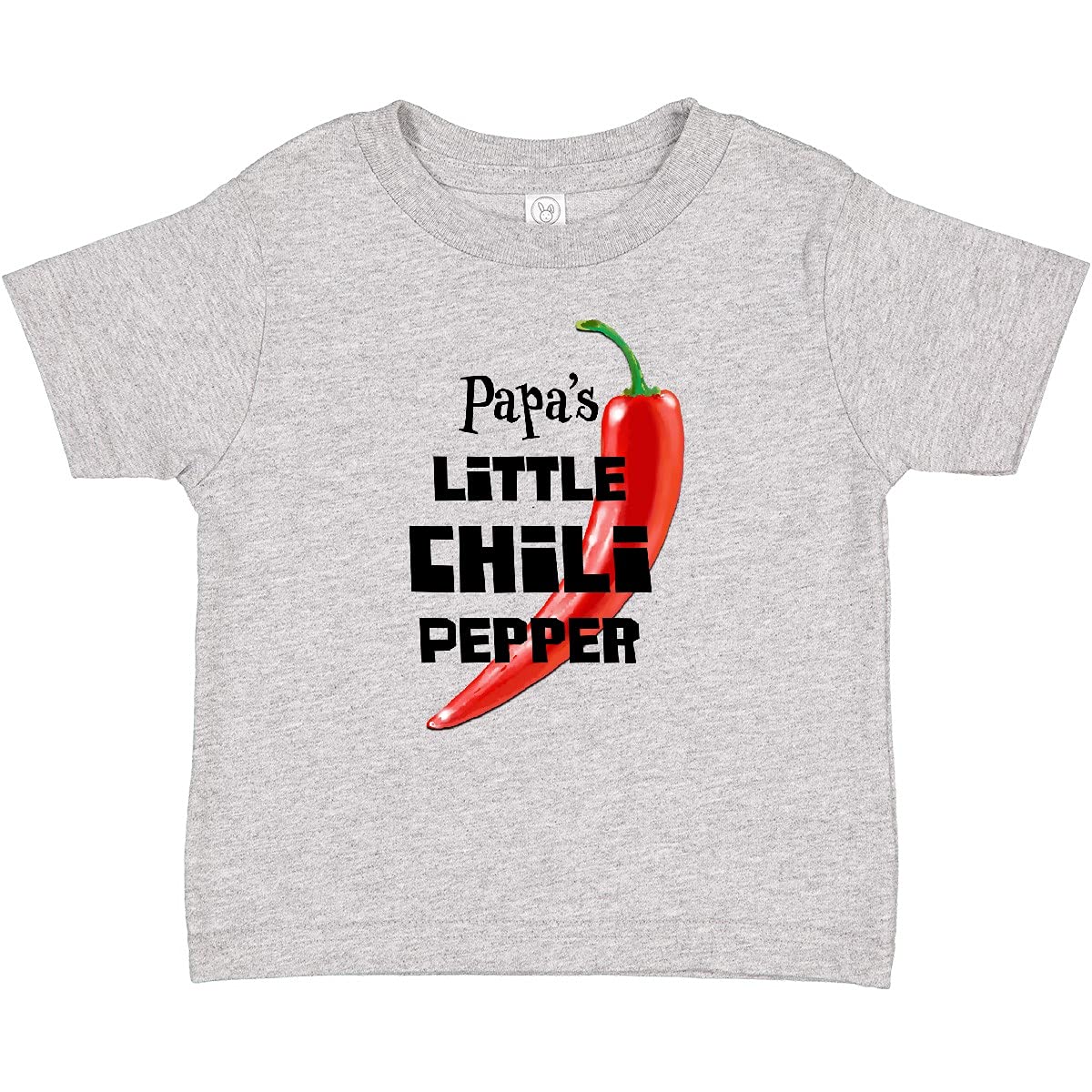Inktastic Papa's Little Chili Pepper Baby T-Shirt - Cute Infant Bodysuit for Boys & Girls - Perfect for Family Photos, Holidays & Casual Outings