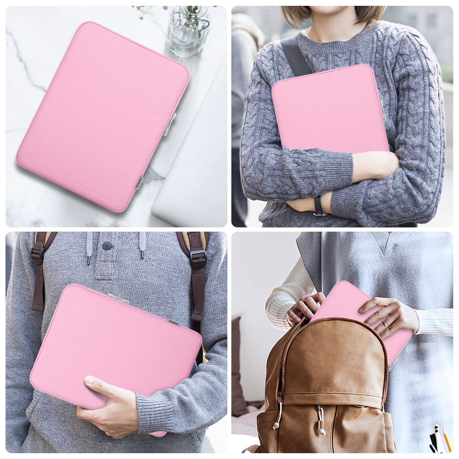 MoKo 9-11 Inch Tablet Sleeve Case - Protective Cover for iPad Air M3 (2025), iPad Pro 11 M4, Air 5/4/3, iPad 10/9/8th Gen & Samsung Tab S8/S9 11