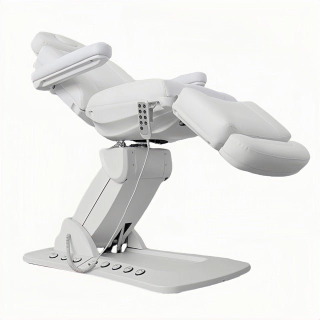 Greenlife Ageless 360° Swivel Electric Facial Chair - 4 Motors Beauty Eyelash SPA Table with Built-in Foot Control & Handheld Remote | Perfect for Salons, Spas & Home Use