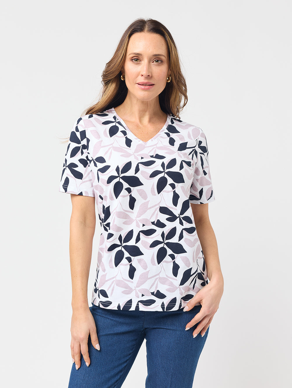 Luisa V Neck Top Women's Casual Blouse - Elegant Flowy Shirt for Office, Party & Everyday Wear | Perfect for Work, Dates & Social Events