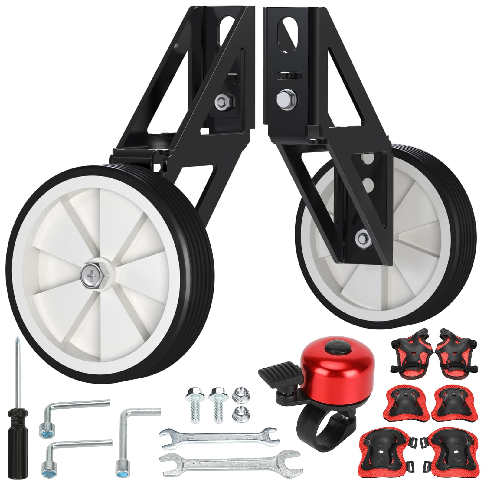 **Adjustable Dirt Bike Training Wheels for Razor MX350 MX400 MX500 MX650 - Kids Electric Dirt Rocket Bike Accessories - Perfect for Beginner Riders & Safe Learning**    *(Use Case: Ideal for young riders learning to balance on Razor electric dirt bikes, ensuring stability and confidence during practice sessions.)*
