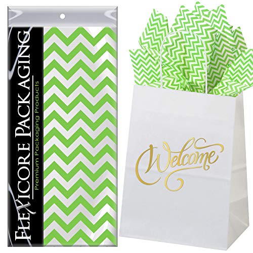 Lime Green Chevron