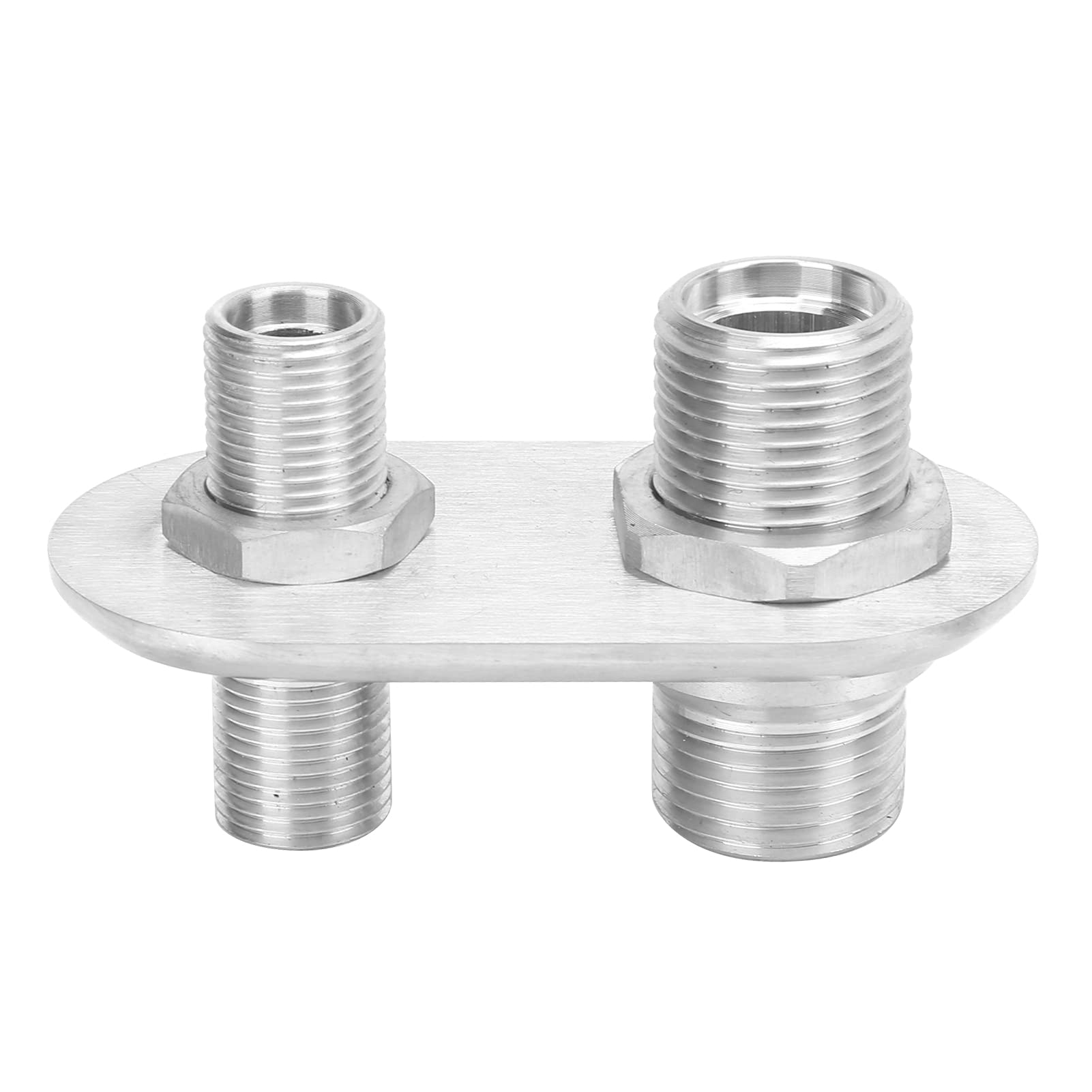 Universal Car AC Bulkhead Connector - High Performance Auto Air Conditioner Replacement for Modification & Hot Rod (Silver) | Perfect for Custom Car Builds, AC System Upgrades & Performance Vehicles