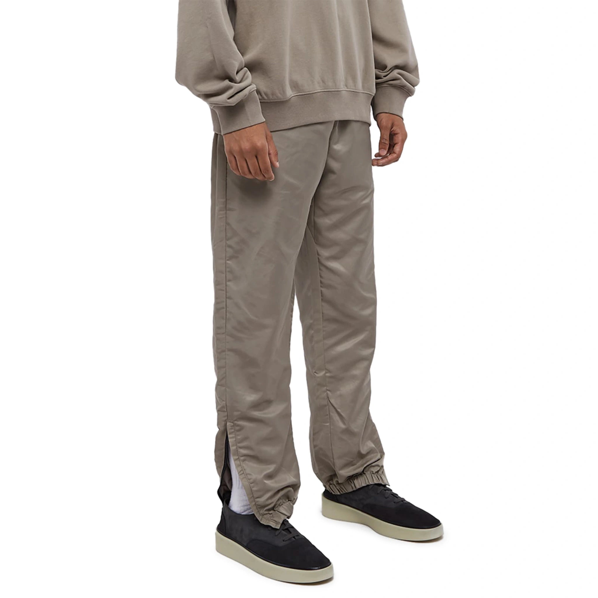 Fear Of God Essentials Desert Taupe Track Pants - Men's Casual Joggers with Elastic Waistband (FW23 Collection) | Perfect for Lounge Wear, Gym, and Street Style Fashion