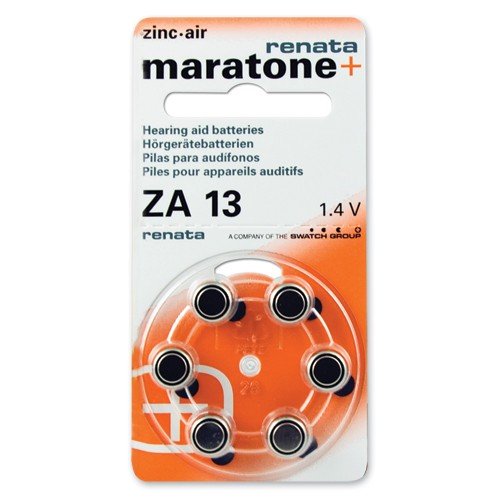 Size 13 Zinc Air Mercury-Free Hearing Aid Batteries (60 Pack) - Long-Lasting Power for Hearing Devices, Perfect for Daily Use at Home or Travel