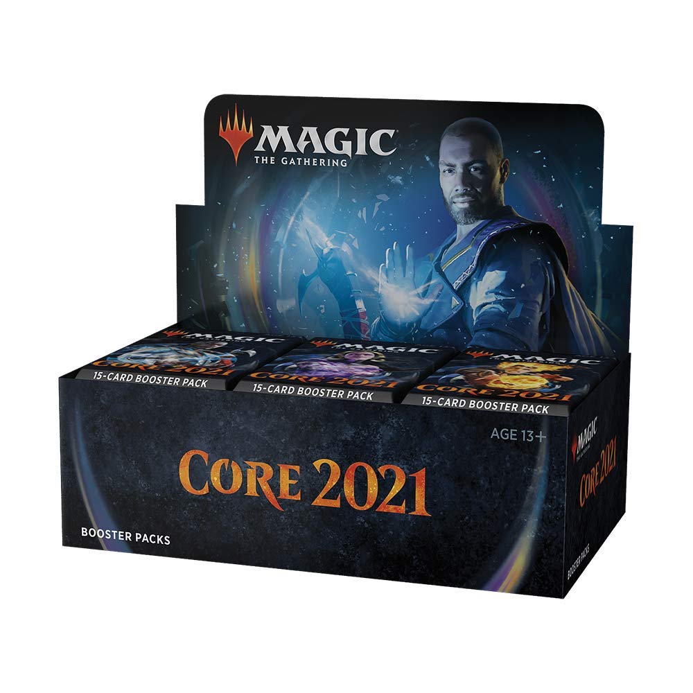 Magic: The Gathering Core Set 2021 (M21) Draft Booster Box - 36 Booster Packs (540 Cards) | Latest MTG Expansion for Collectors & Players | Perfect for Draft Tournaments, Game Nights & Card Trading