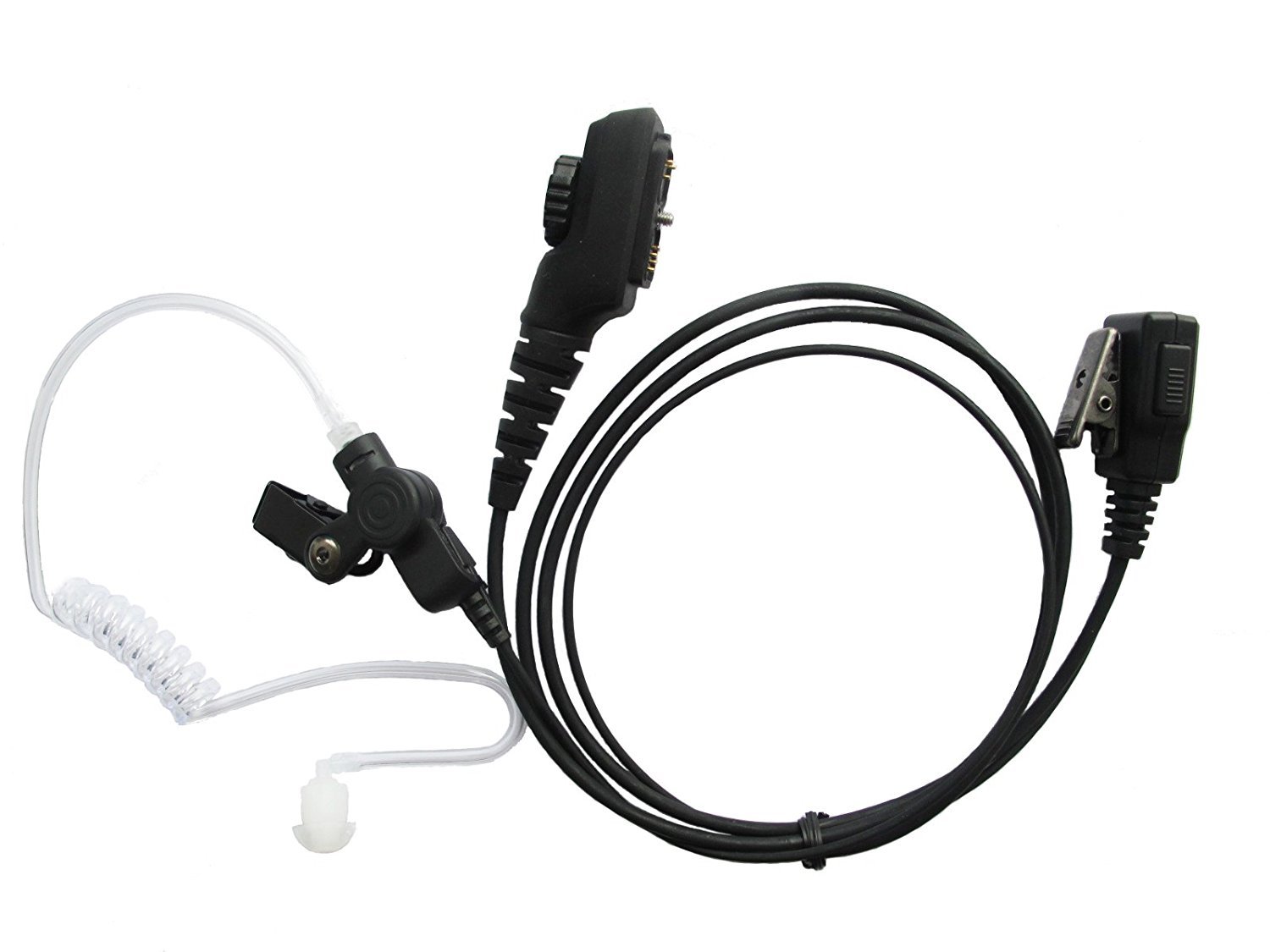 Hytera DMR Two Way Radio Earpiece - Compatible with PD782, PD782G, PD702, PD702G - FBI Surveillance Headset for Secure Communication - Perfect for Law Enforcement, Security & Surveillance Teams