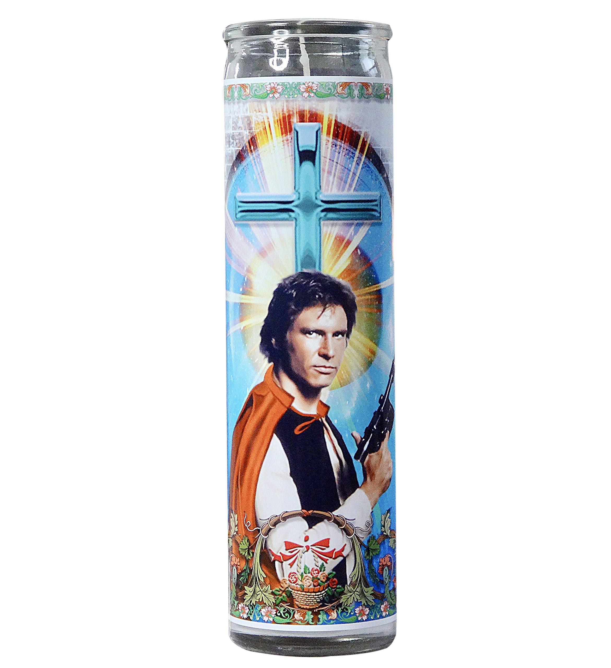 Harrison Ford Han Solo Star Wars Prayer Candle - My Pen15 Club Collectible - Perfect for Star Wars Fans, Home Decor & Gift Giving