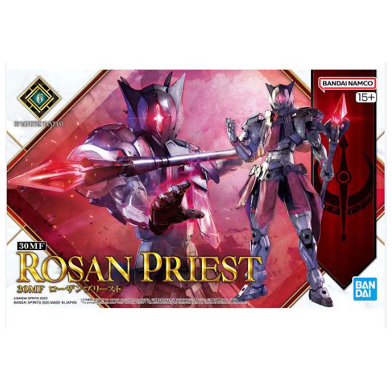 Bandai Gundam 30 Minutes Missions Fantasy Rosan Priest 1:144 Scale Model Kit - Perfect for Collectors & Tabletop Gaming Scenes