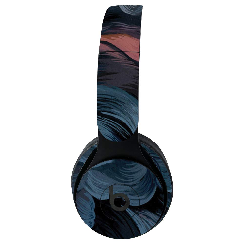 MightySkins Protective Vinyl Skin Wrap for Beats Solo Pro Wireless Headphones - Storm Cloud Design | Durable, Scratch-Resistant Decal Cover | Easy to Apply & Remove | Made in USA | Perfect for Travel, Workouts & Daily Use (BESOLOPR-Storm Cloud)