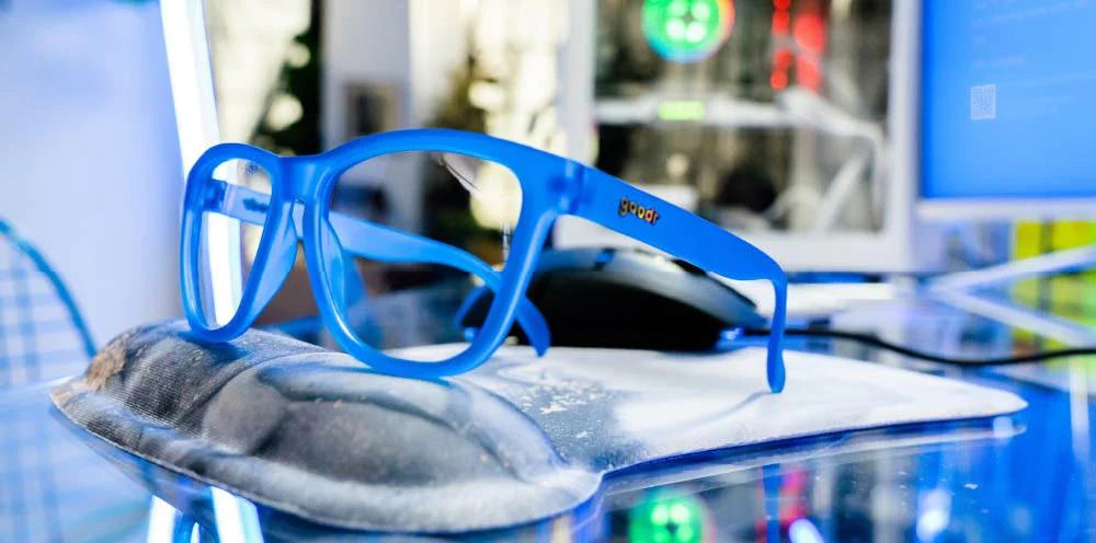 Blue Shades of Death Sunglasses - Trendy UV Protection Aviator Shades for Men & Women - Perfect for Outdoor Sports, Beach, and Driving
