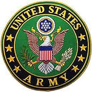 Patch Army LOGO 2 - Premium Embroidered Iron-On Patches for Jackets, Bags & Hats - Custom Military Style Badges for DIY Crafts & Uniforms - Perfect for Cosplay, Uniforms & Fashion Accessories
