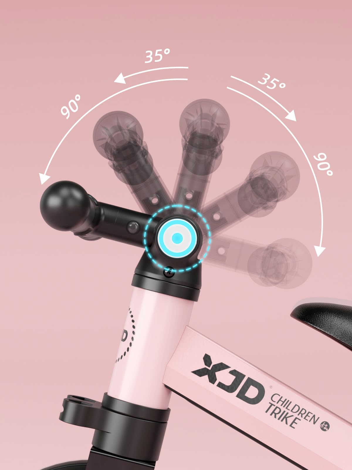 **XJD 5-in-1 Adjustable Kids Tricycle for Toddlers 12 Months to 4 Years – Convertible Baby Bike with Removable Pedals & Seat – Perfect for Indoor Play, Outdoor Rides & Learning Balance**