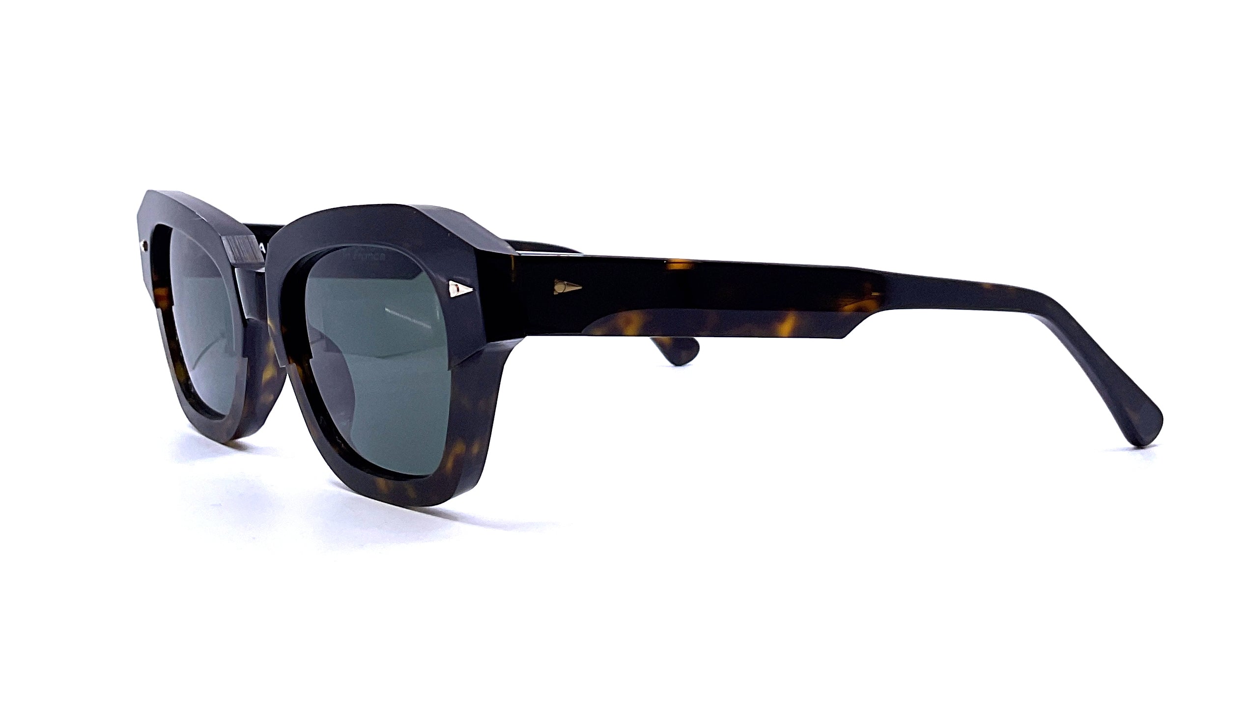 Ahlem Les Halles Sunglasses - Dark Tortoise Frame with UV Protection - Perfect for Outdoor Activities, Travel, and Fashion Accessories