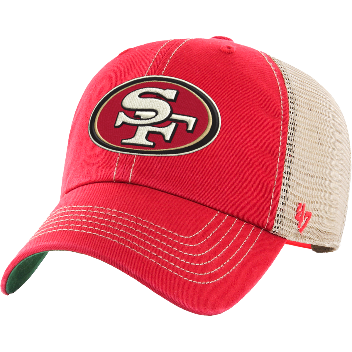 San Francisco 49ers Trawler 47 Clean Up Cap - Adjustable Baseball Hat for Men & Women - Perfect for Football Games, Outdoor Activities & Casual Wear