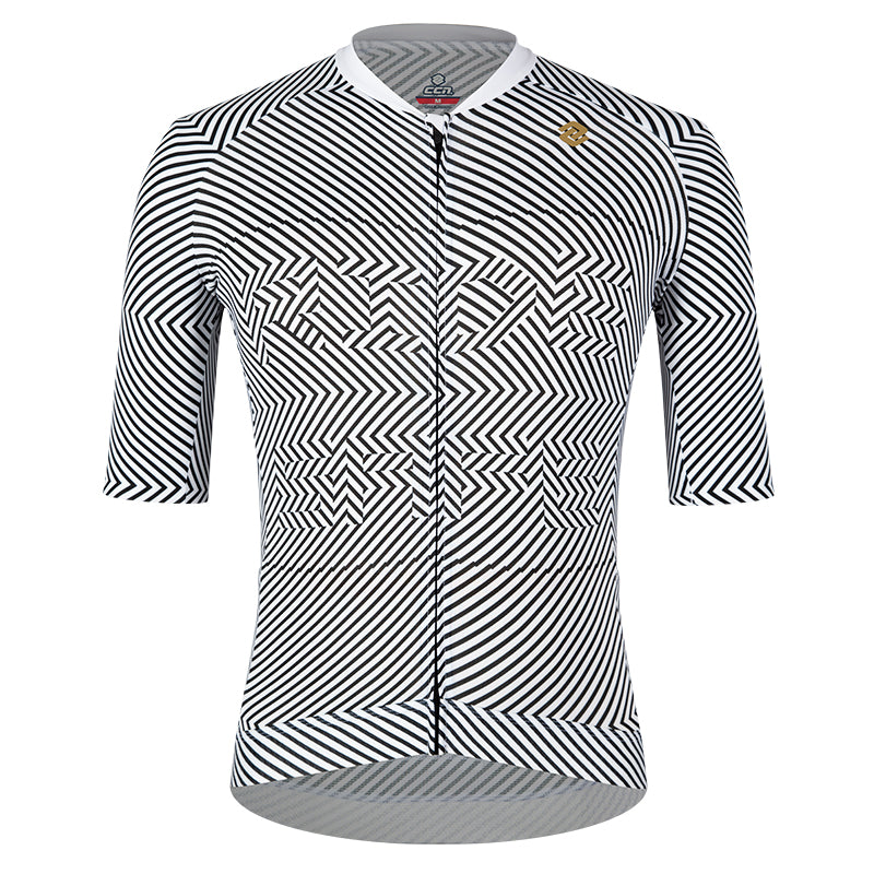 NOVA Black and White Men's Jersey - Breathable Athletic Shirt for Running, Gym & Casual Wear - Lightweight Performance Top for Sports & Everyday Use