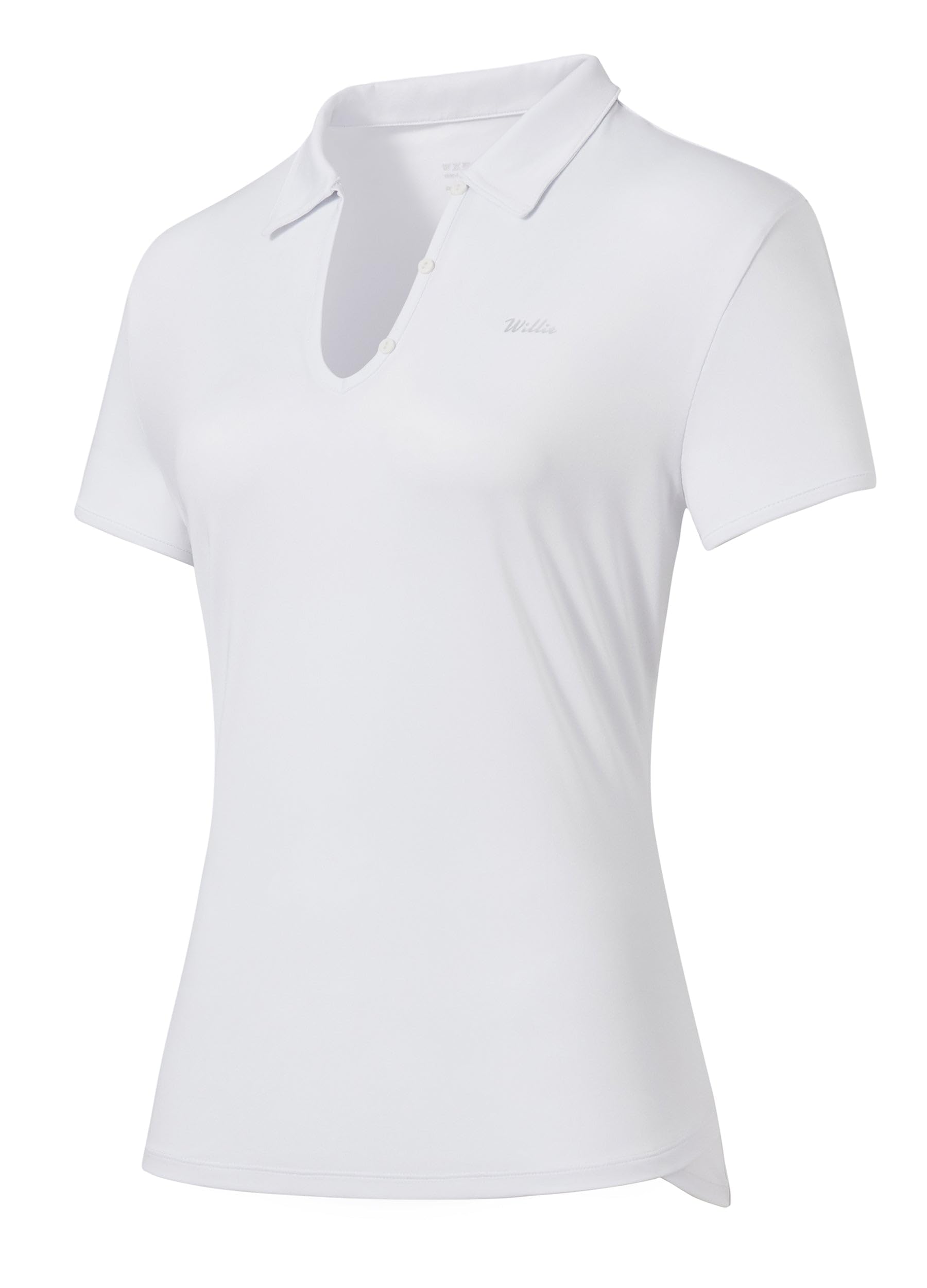 Willit Women's Quick Dry Polo Shirt - UPF 50+ Short Sleeve Tennis & Golf Top for Running, Workout & Active Lifestyle - Moisture Wicking Athletic Shirt for Women