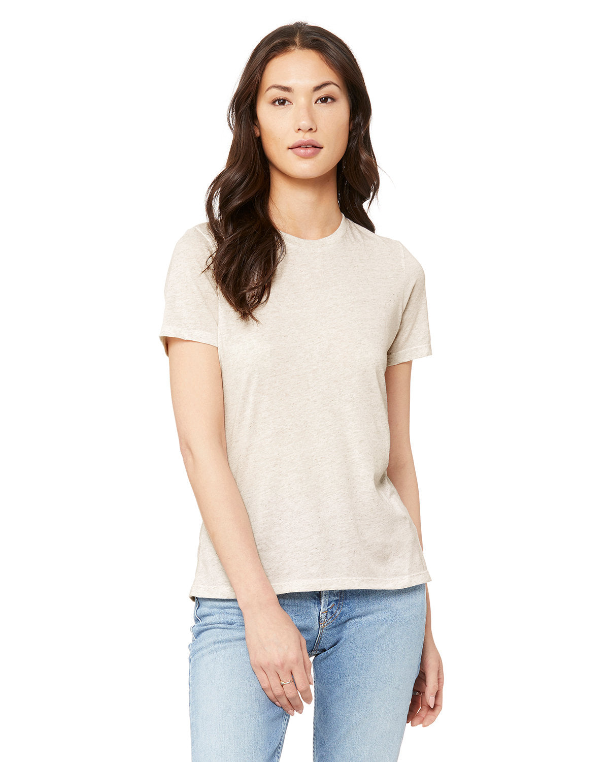 Bella + Canvas 6413 Women's Relaxed Fit Tri-Blend T-Shirt - Soft & Comfortable Casual Tee for Everyday Wear, Lounge, and Outfits