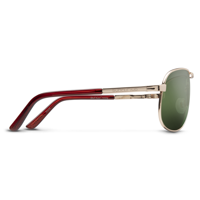 Aviator Sunglasses Gold Frame with Polarized Gray Green Lens - Stylish & UV Protection for Driving, Outdoor Sports & Fashion