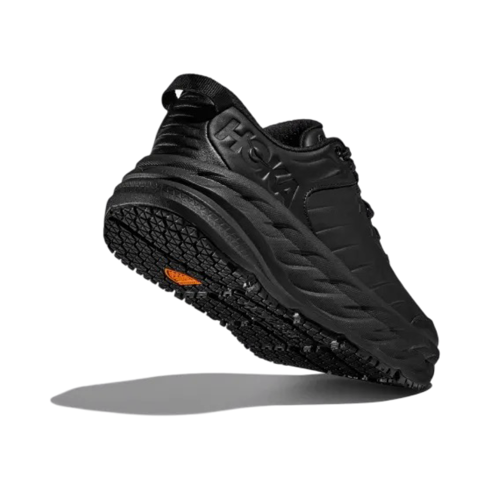 Hoka Bondi SR Men's Running Shoes - Black | Slip-Resistant & Cushioned for Work, Walking & All-Day Comfort