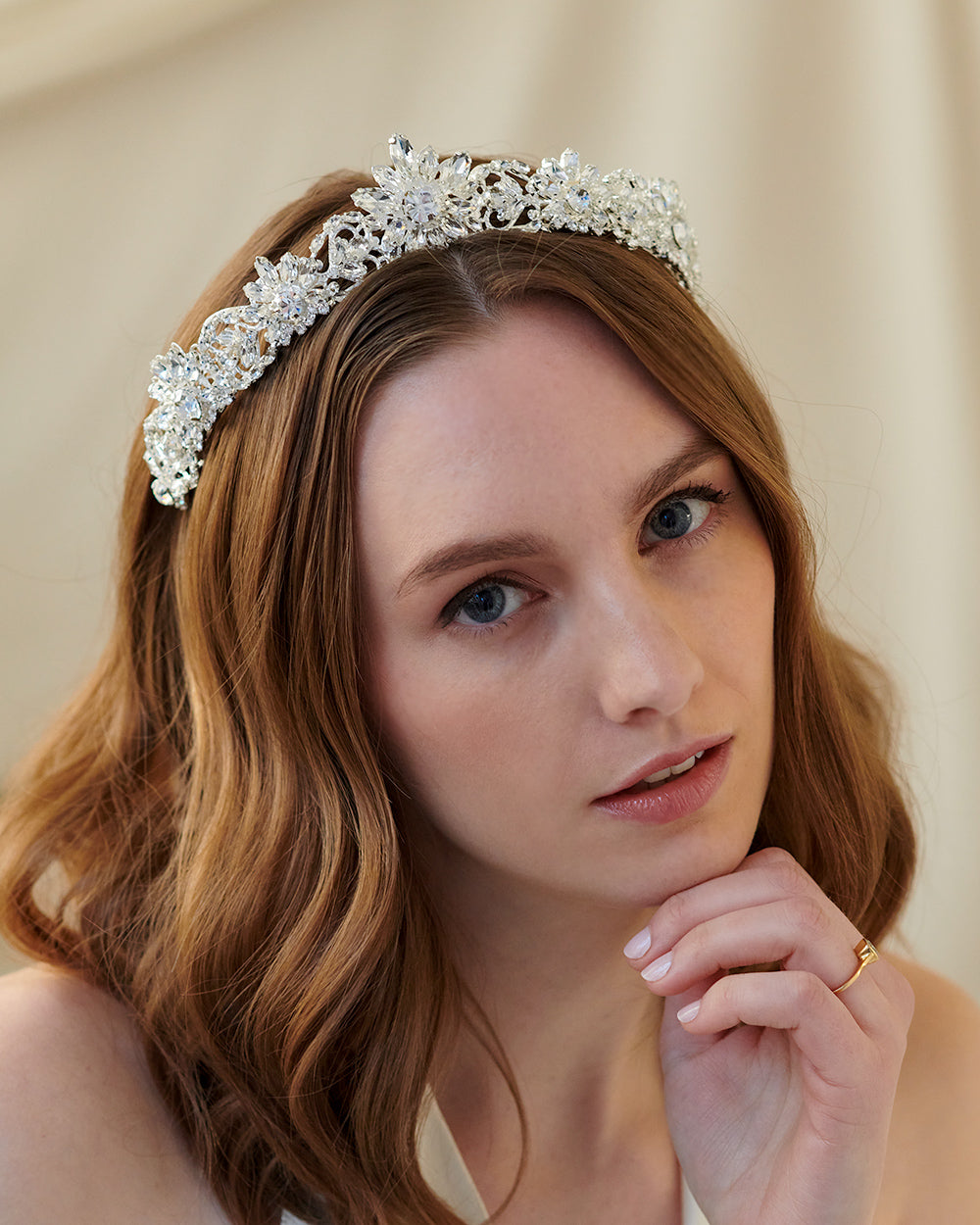 Francesca Tiara - Elegant Rhinestone Hair Accessories for Women | Perfect for Weddings, Prom, Parties & Special Occasions