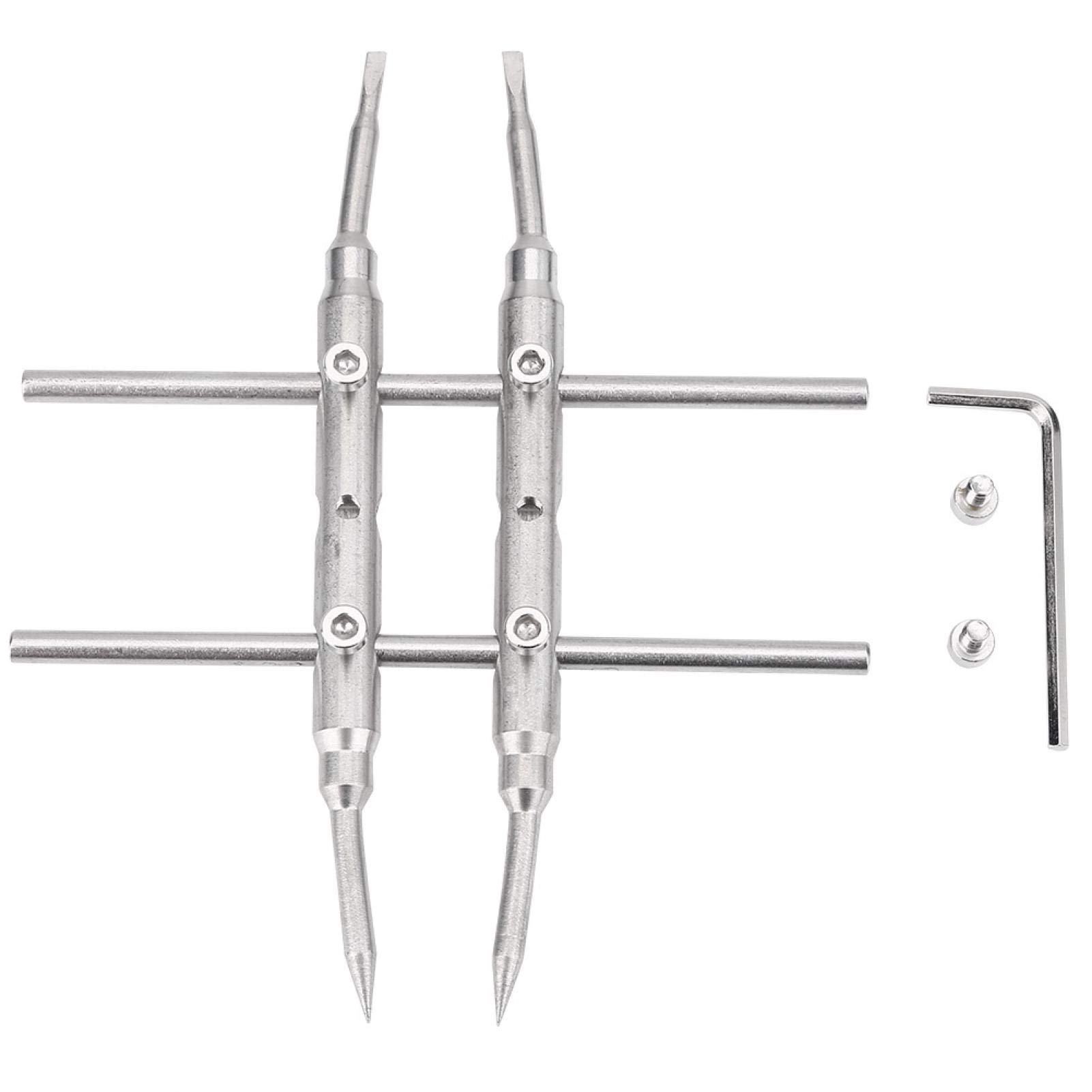 FECAMOS Double Head Spanner Wrench for DSLR Camera Lens Maintenance - Professional Camera Repair Tool for Nikon, Canon, Sony Lenses - Perfect for Photographers & Camera Technicians